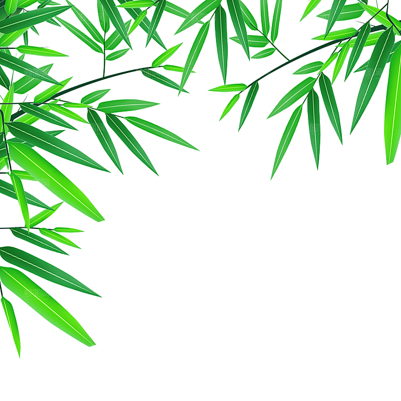 卡通可爱端午粽子龙舟竹叶插画元素