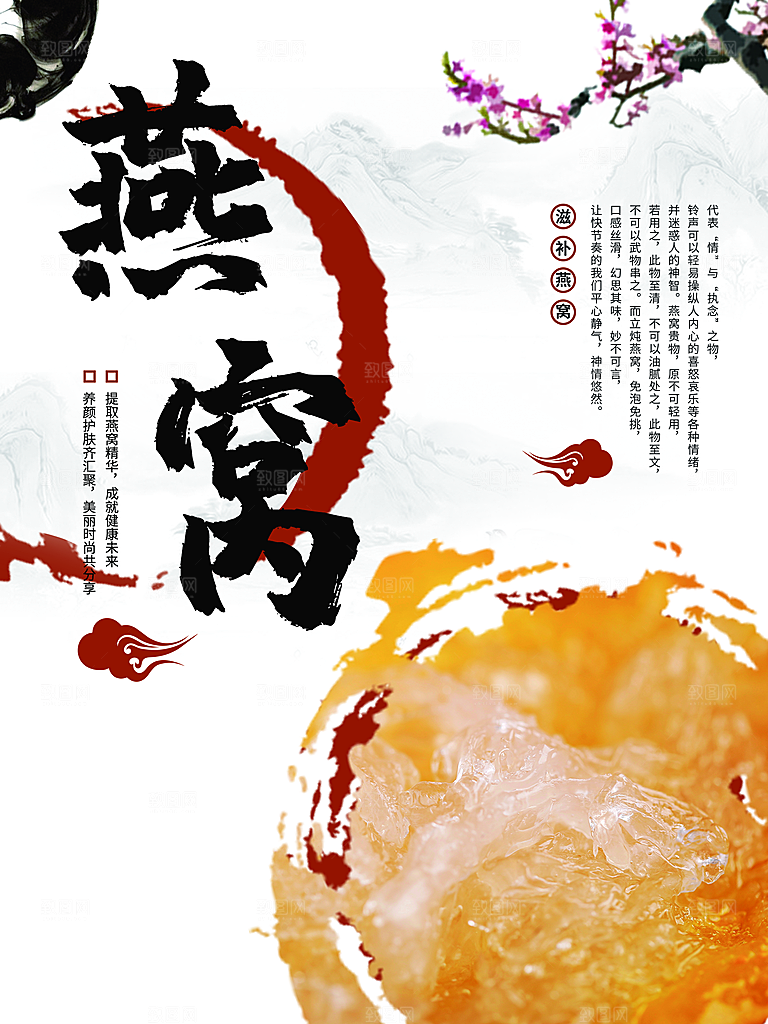 滋补养生燕窝海报