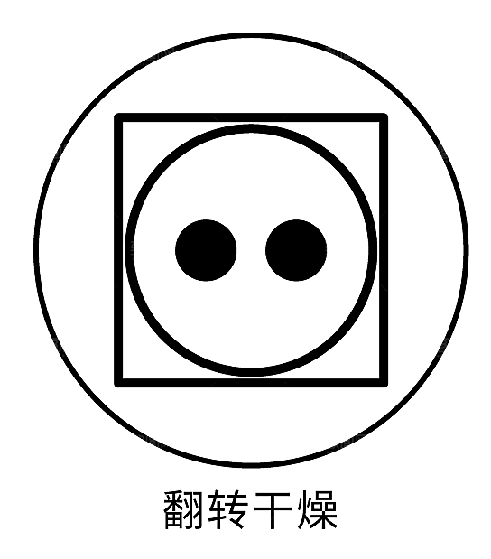 洗涤图标标志说明水洗标衣服干洗烘干晾干