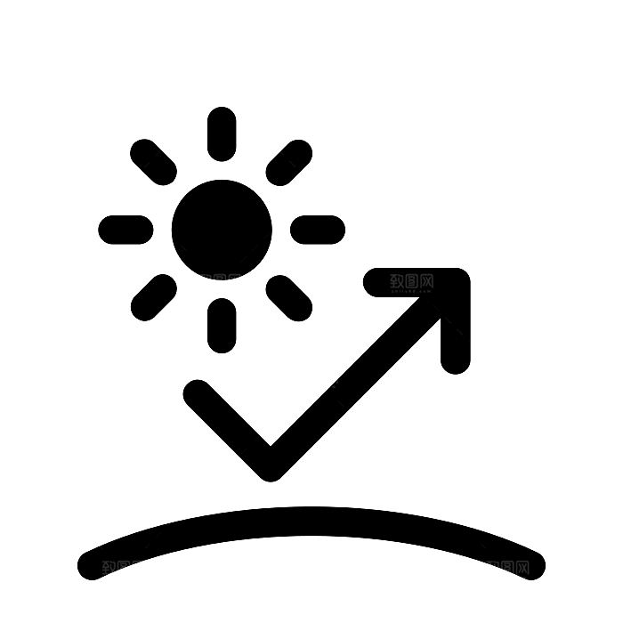 服装家纺安全图标面料功能透气icon素材