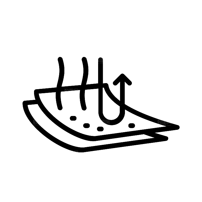 服装家纺安全图标面料功能透气icon素材
