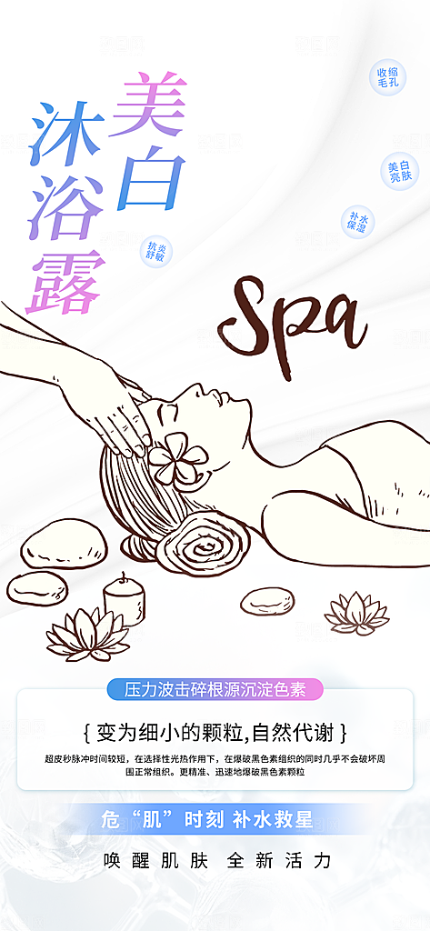 美容护肤美丽海报