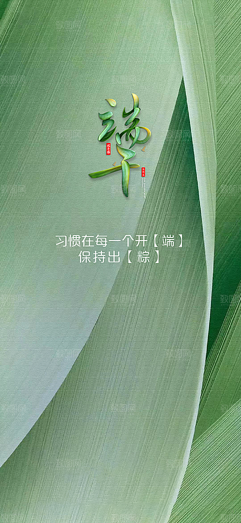 中国端午传统节日海报