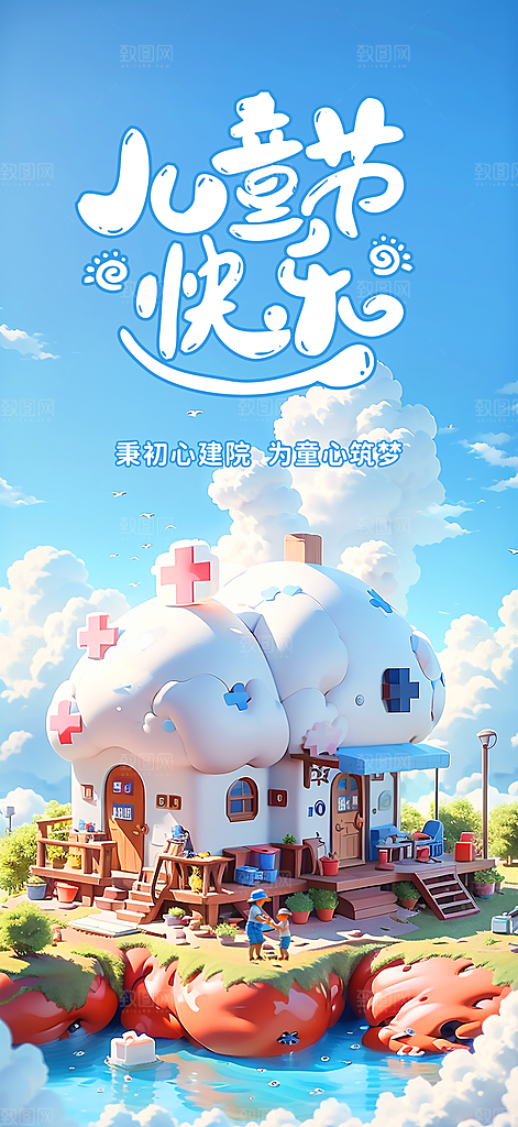 六一儿童节创意海报