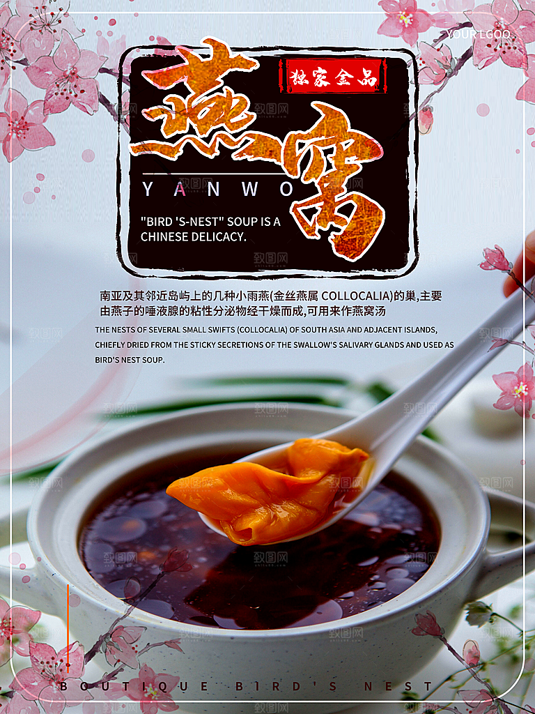 滋补养生燕窝海报