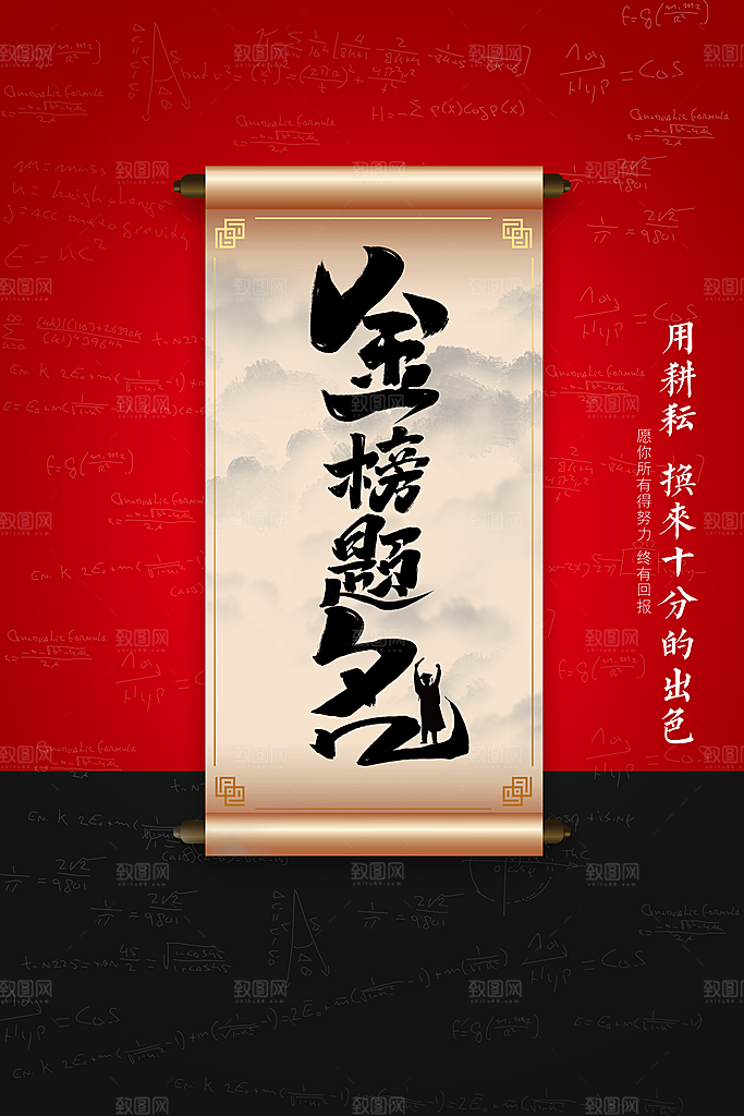 高考加油毕业季海报