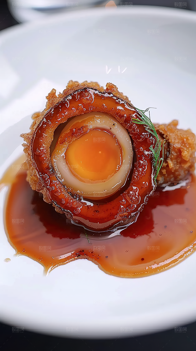 鲜美鲍鱼美味海鲜海产美食蛋白烹饪