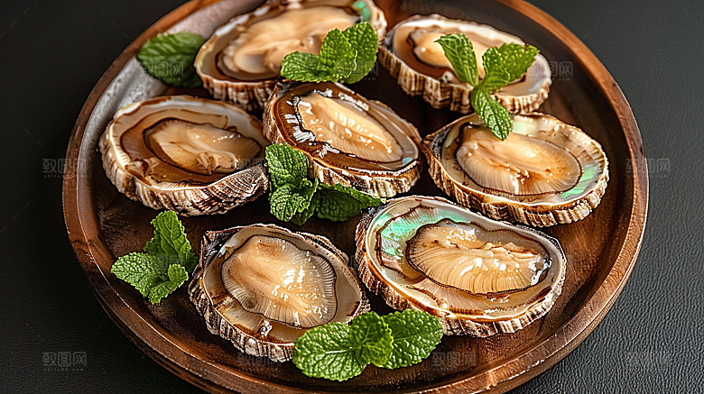 鲍鱼海鲜海产鲜美美食美味