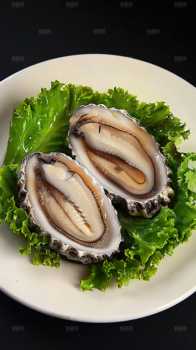 鲍鱼海鲜海产鲜美美食美味