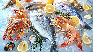 海鲜鱼类海产鱼生美食美味三文鱼新鲜