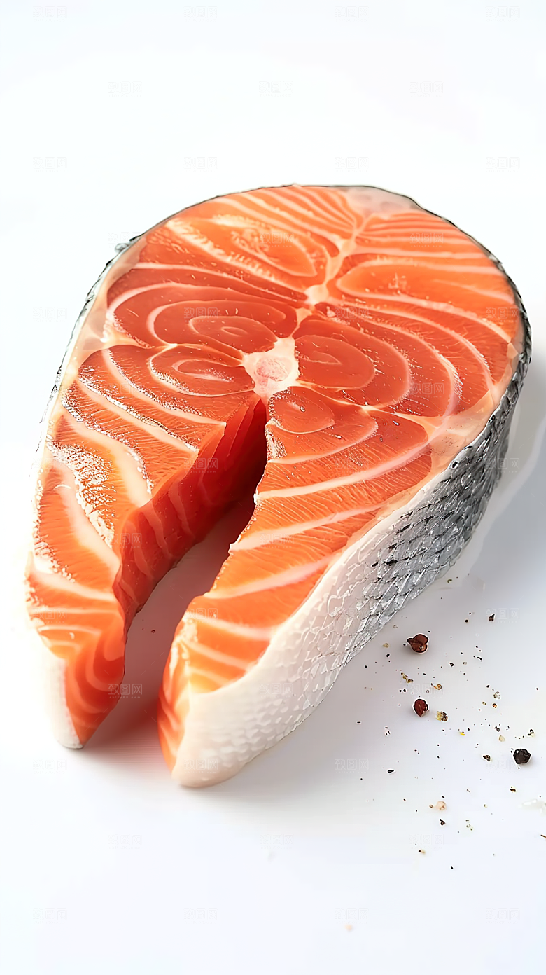 鱼类新鲜美食鱼生三文鱼海产海鲜美味