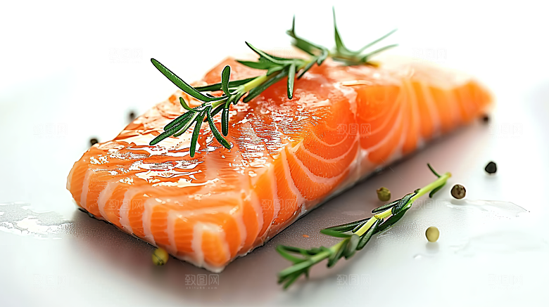 新鲜海鲜三文鱼美味海产美食鱼生鱼类