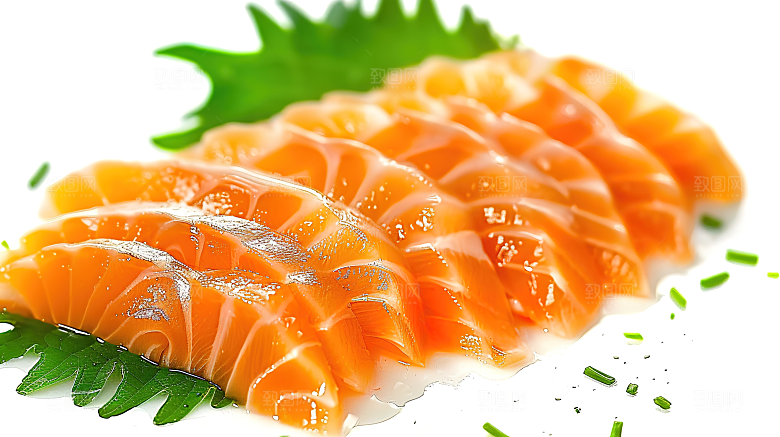 三文鱼新鲜美味美食鱼类鱼生海产海鲜
