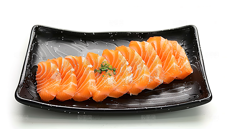 新鲜鱼类美味鱼生海鲜美食海产三文鱼