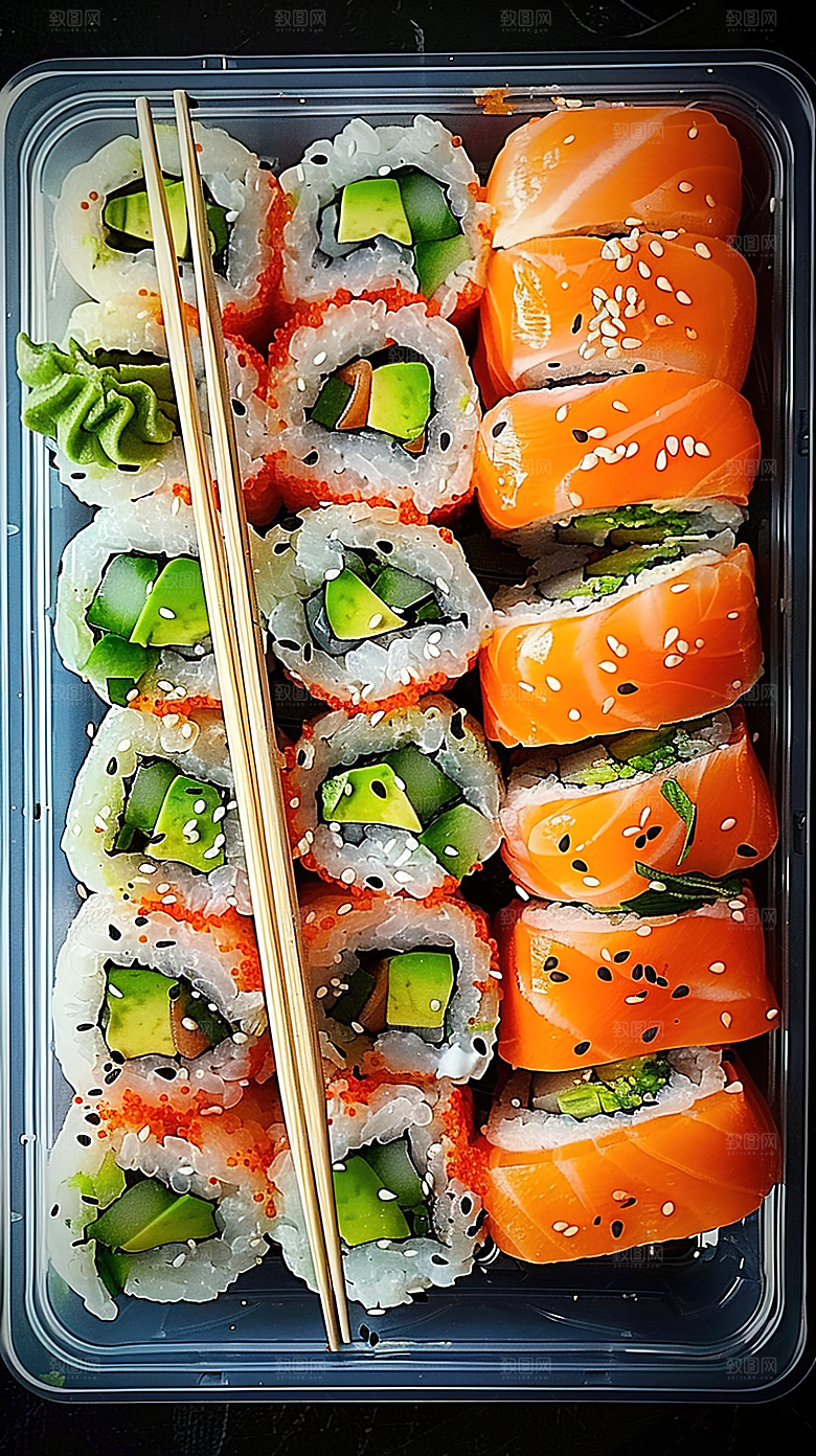 海鲜鱼生鱼类美食三文鱼美味新鲜海产