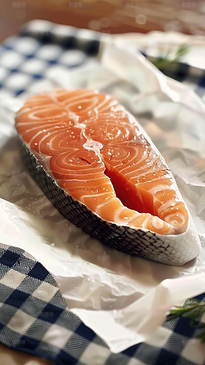 美食美味鱼类三文鱼海产新鲜海鲜鱼生