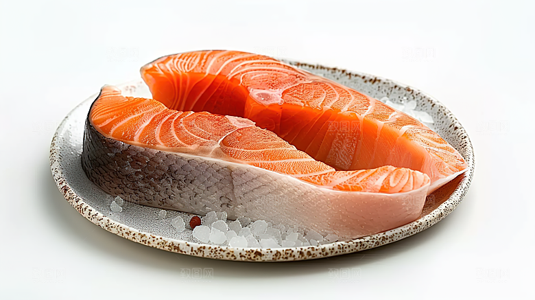 海产美食海鲜鱼生新鲜三文鱼鱼类美味