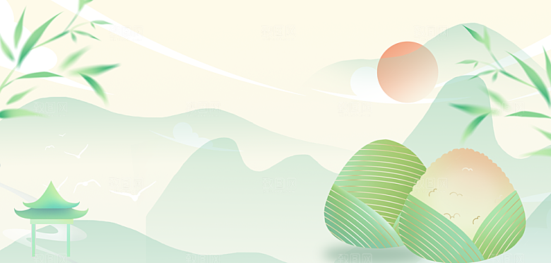 端午节节日创意背景PSD设计素材