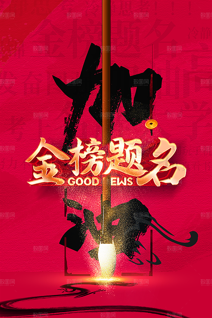 高考加油毕业季活动宣传海报