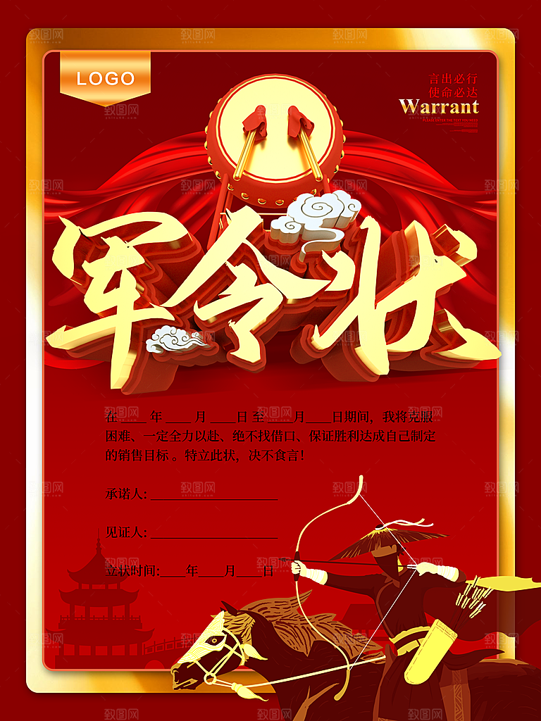 年度业绩销售军令状