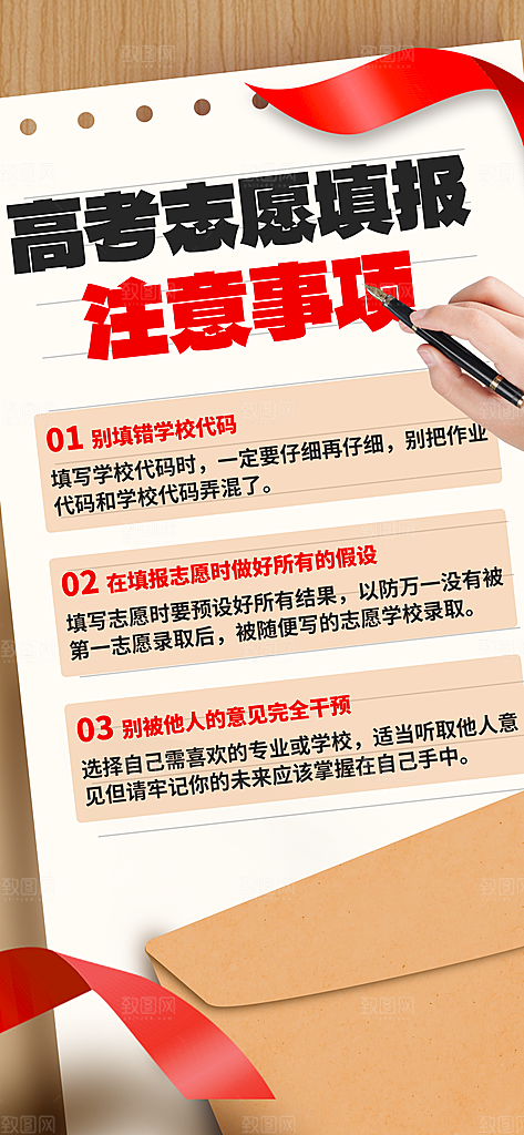 高考志愿填报服务指南海报