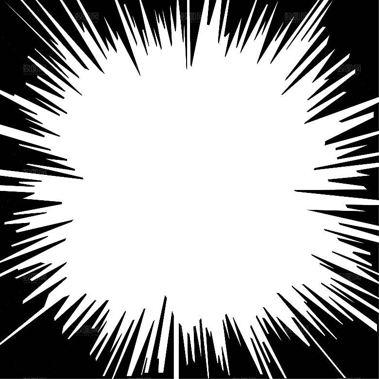漫画分镜射线黑白速度线漫画背景