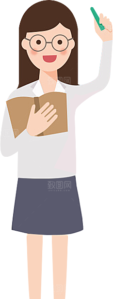 卡通可爱教师节免扣PNG素材