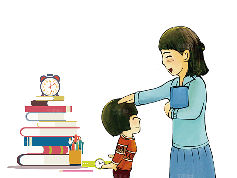 卡通可爱教师节免扣PNG素材