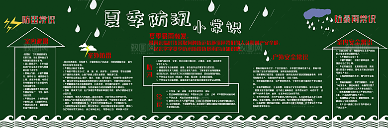 校园宣传栏中小学黑板报展板