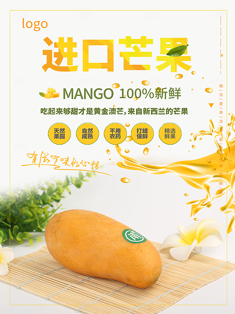 新鲜水果进口芒果
