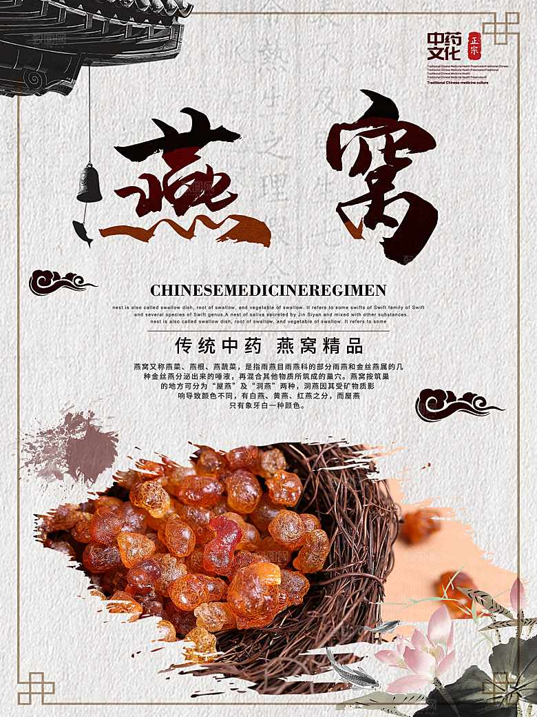 滋补养生燕窝海报