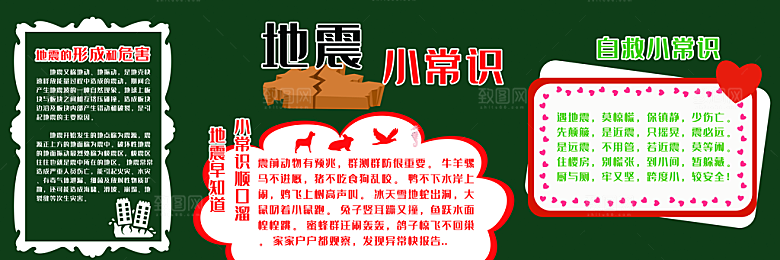 学校校园生活常识黑板报素材
