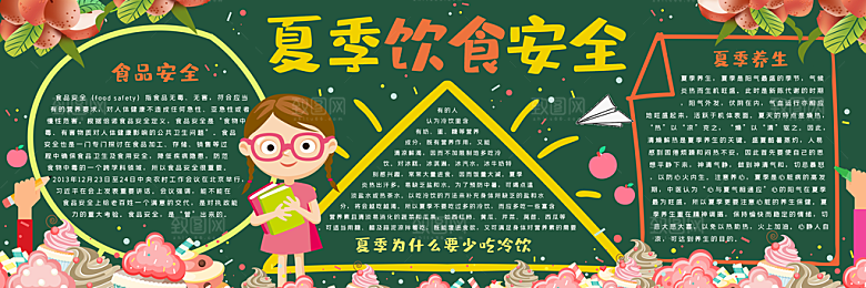 学校校园生活常识黑板报素材