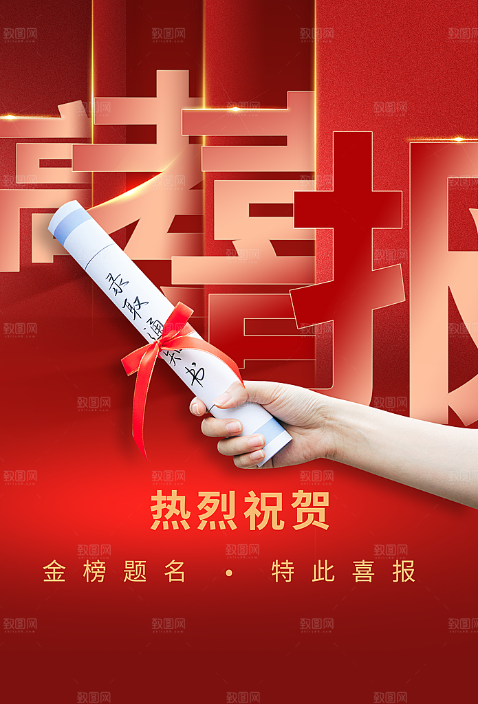 高考加油毕业季海报