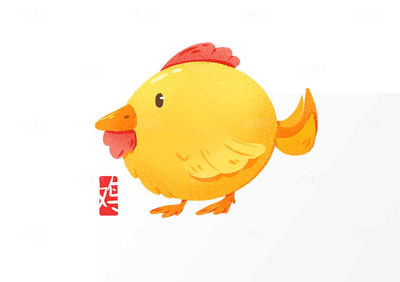 卡通十二生肖插画PSD素材