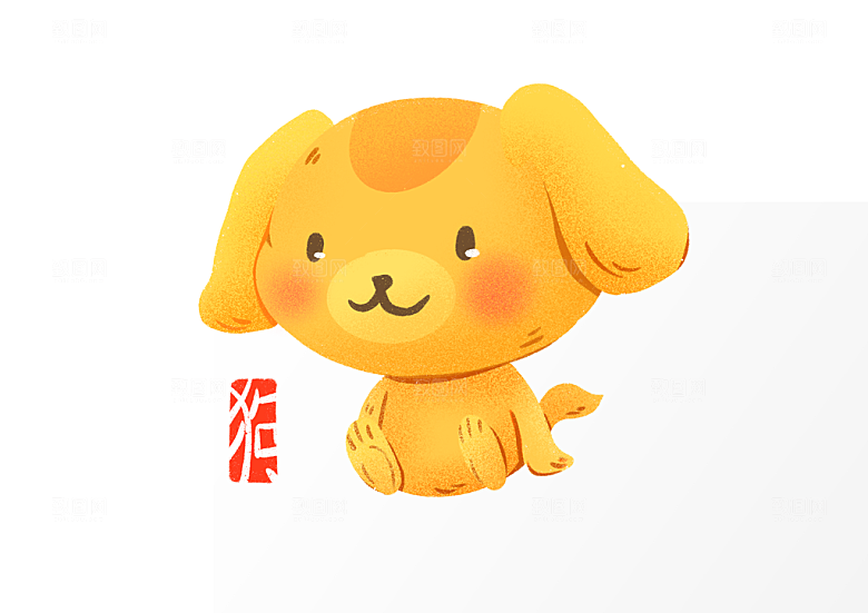 卡通十二生肖插画PSD素材