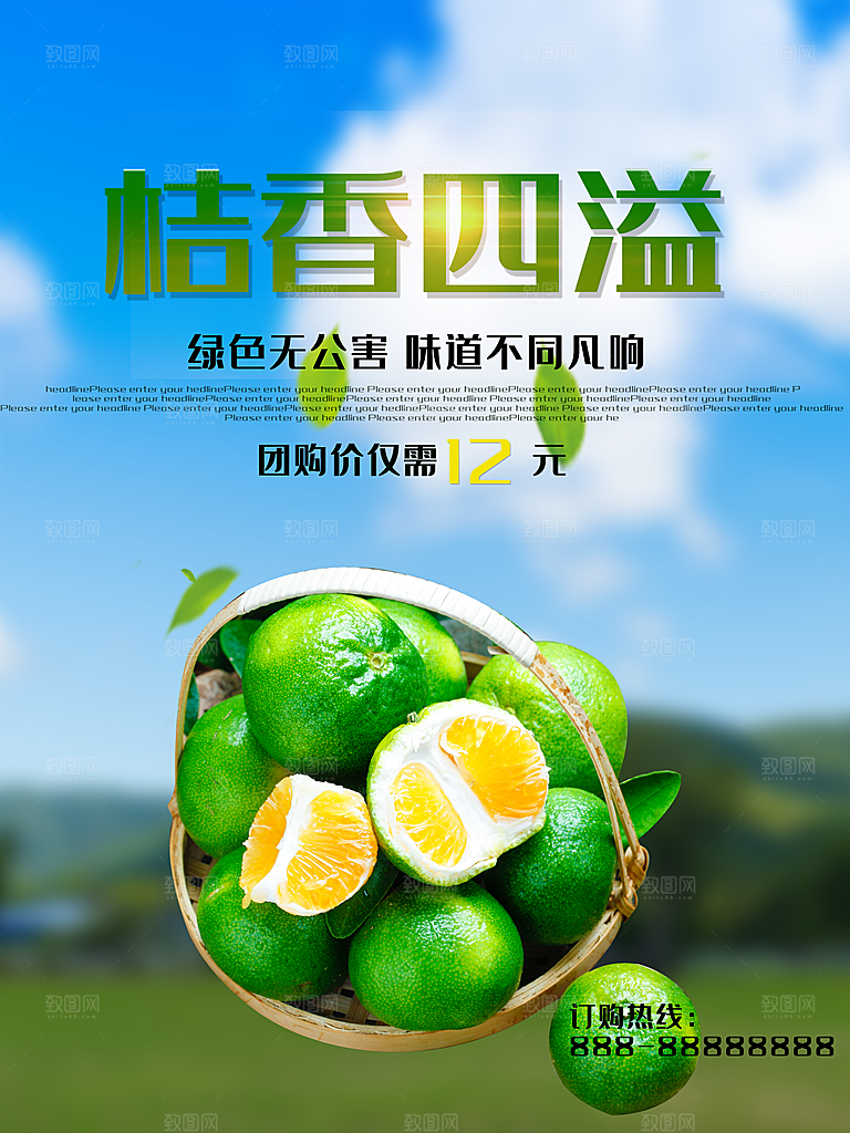 桔香四溢绿色无公害