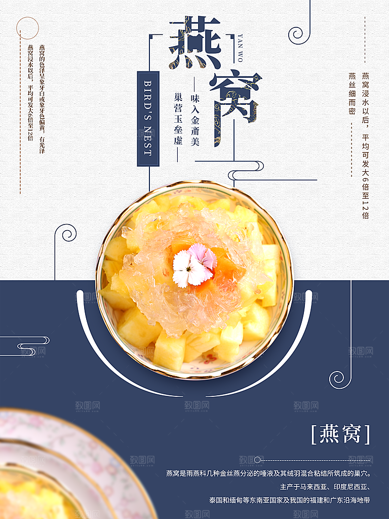 滋补养生燕窝海报
