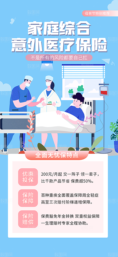 医疗疾病讲解科普海报