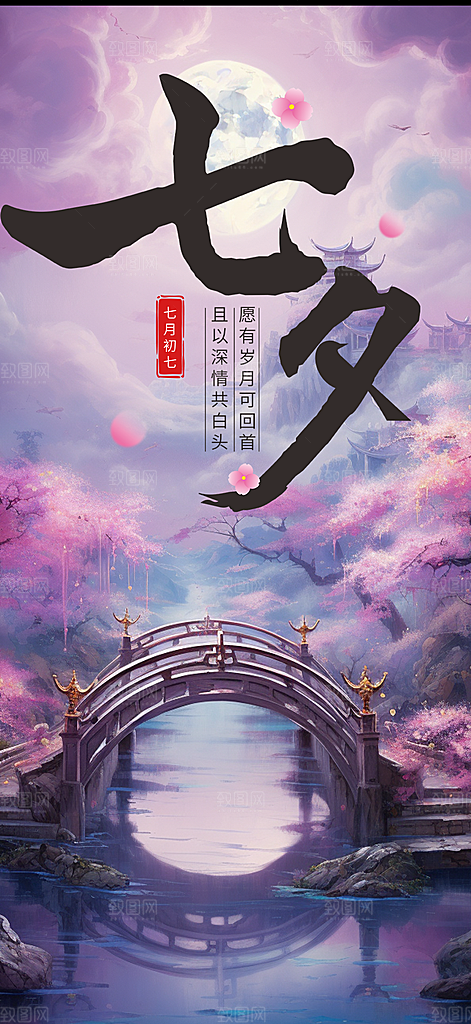 七夕节情人节活动海报