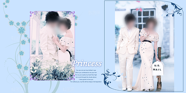 创意简约写真摄影画册模版