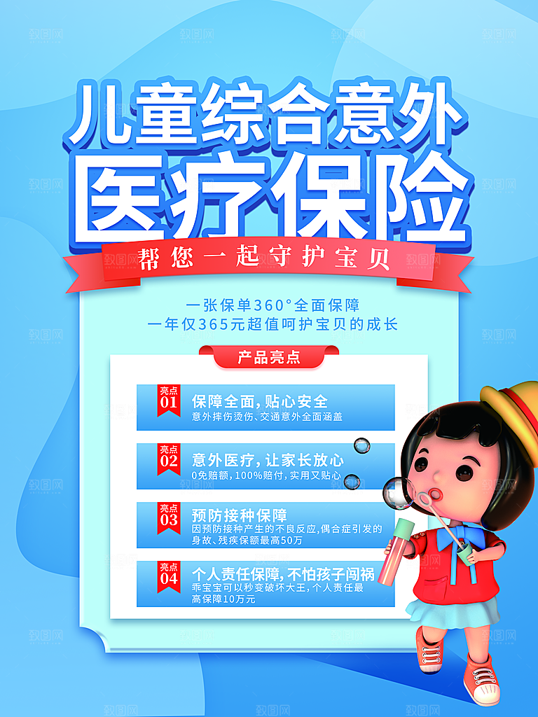医疗保险宣传海报