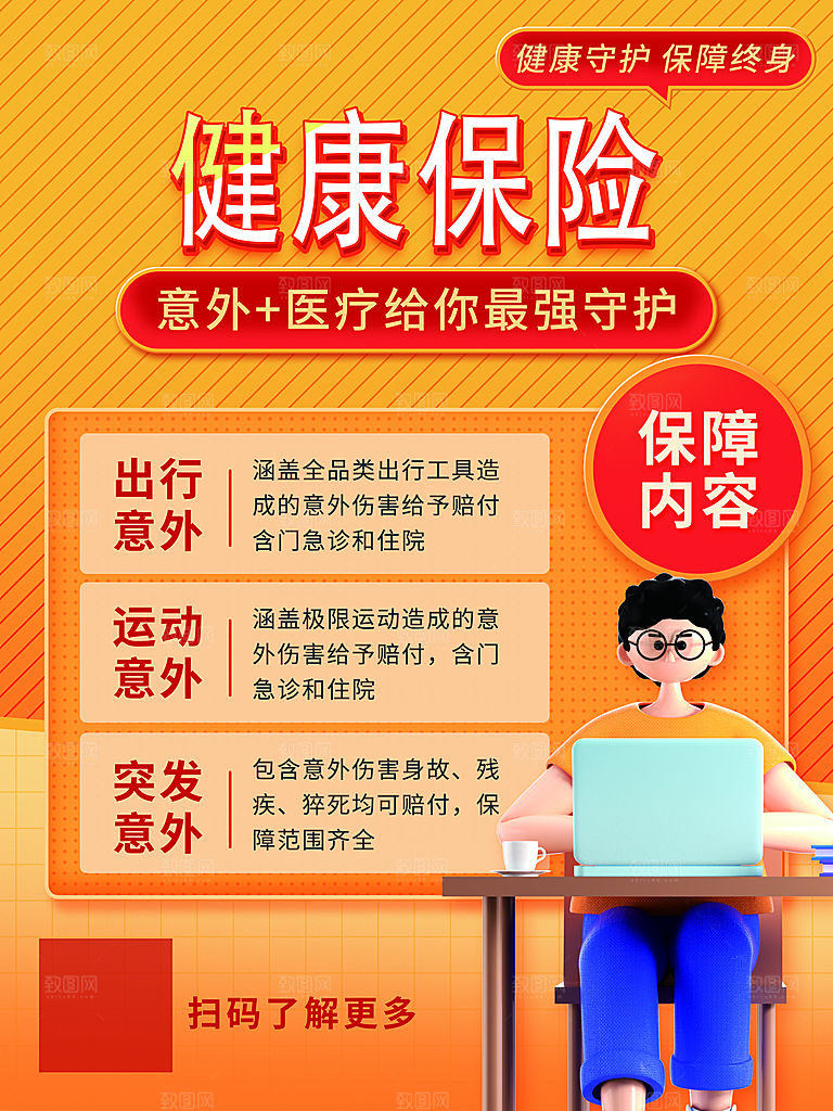 医疗保险宣传海报