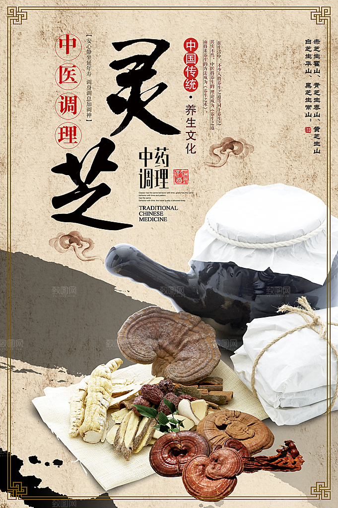 中医调理中药灵芝