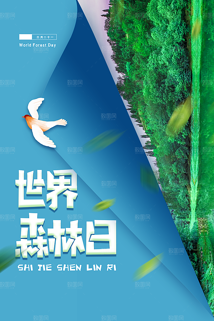 2024年世界森林日宣传海报设计素材