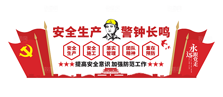 企业安全生产文化墙