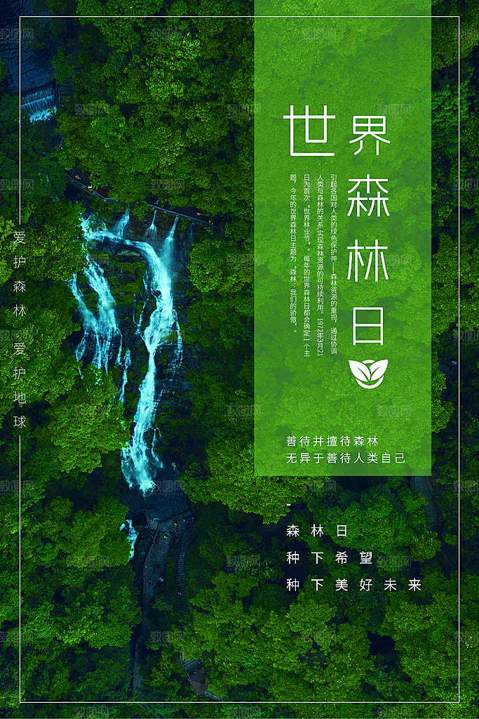 2024年世界森林日宣传海报设计素材