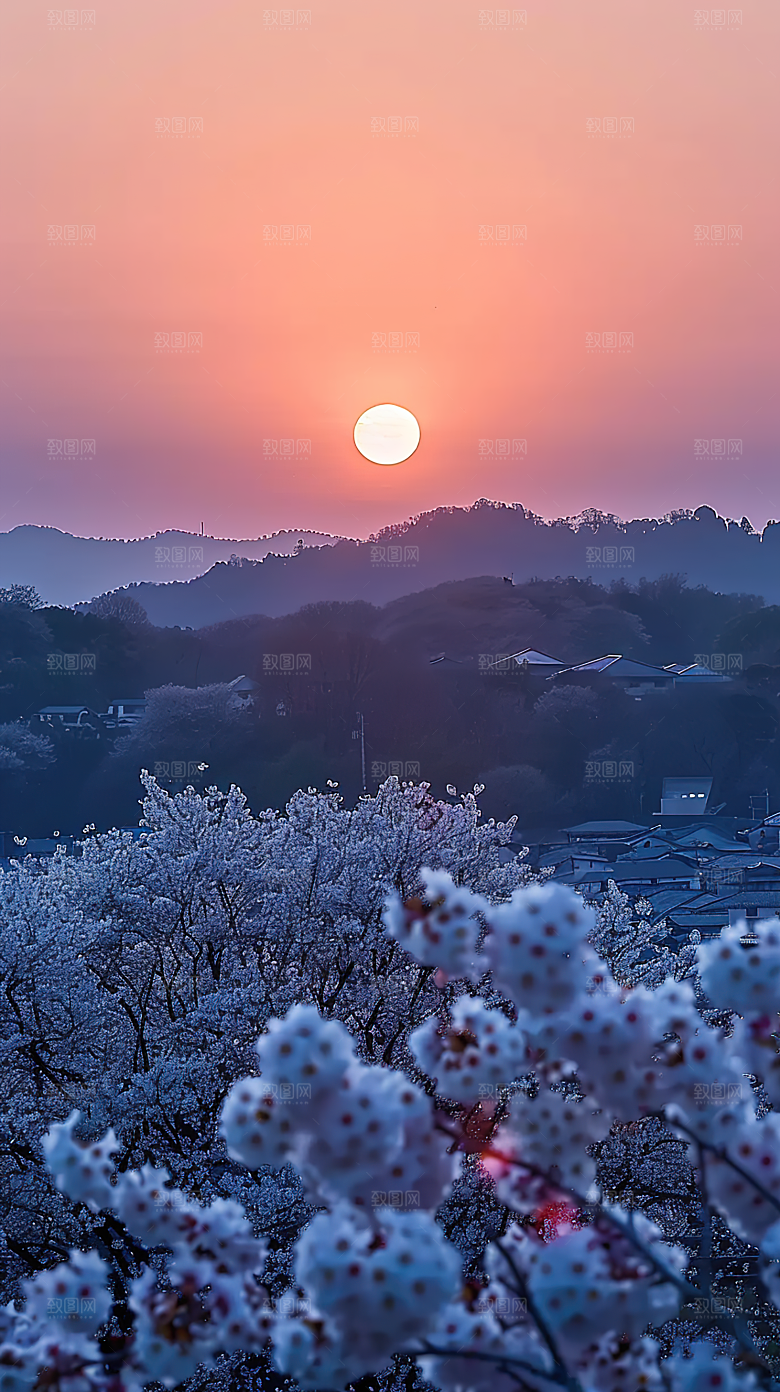 天空日出光线云彩风景
