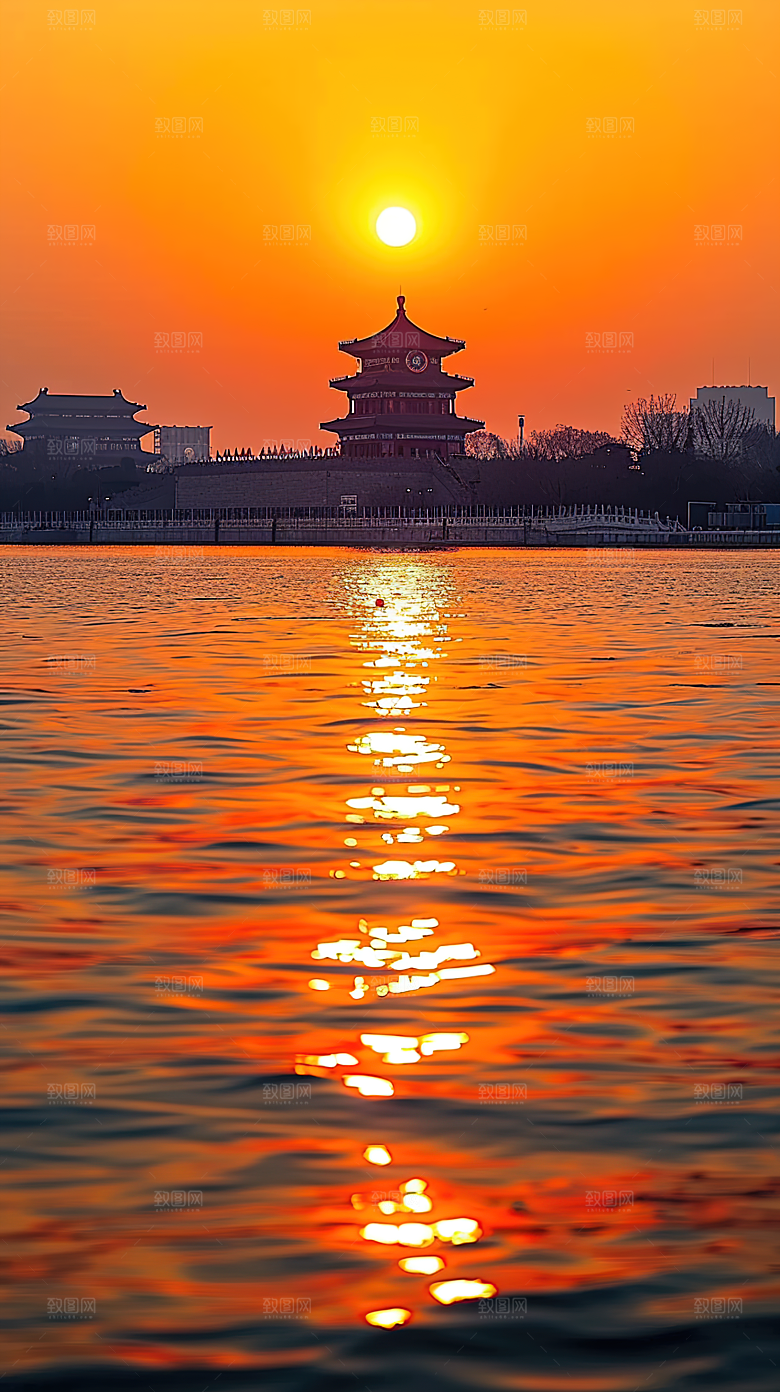 天空日出光线云彩风景