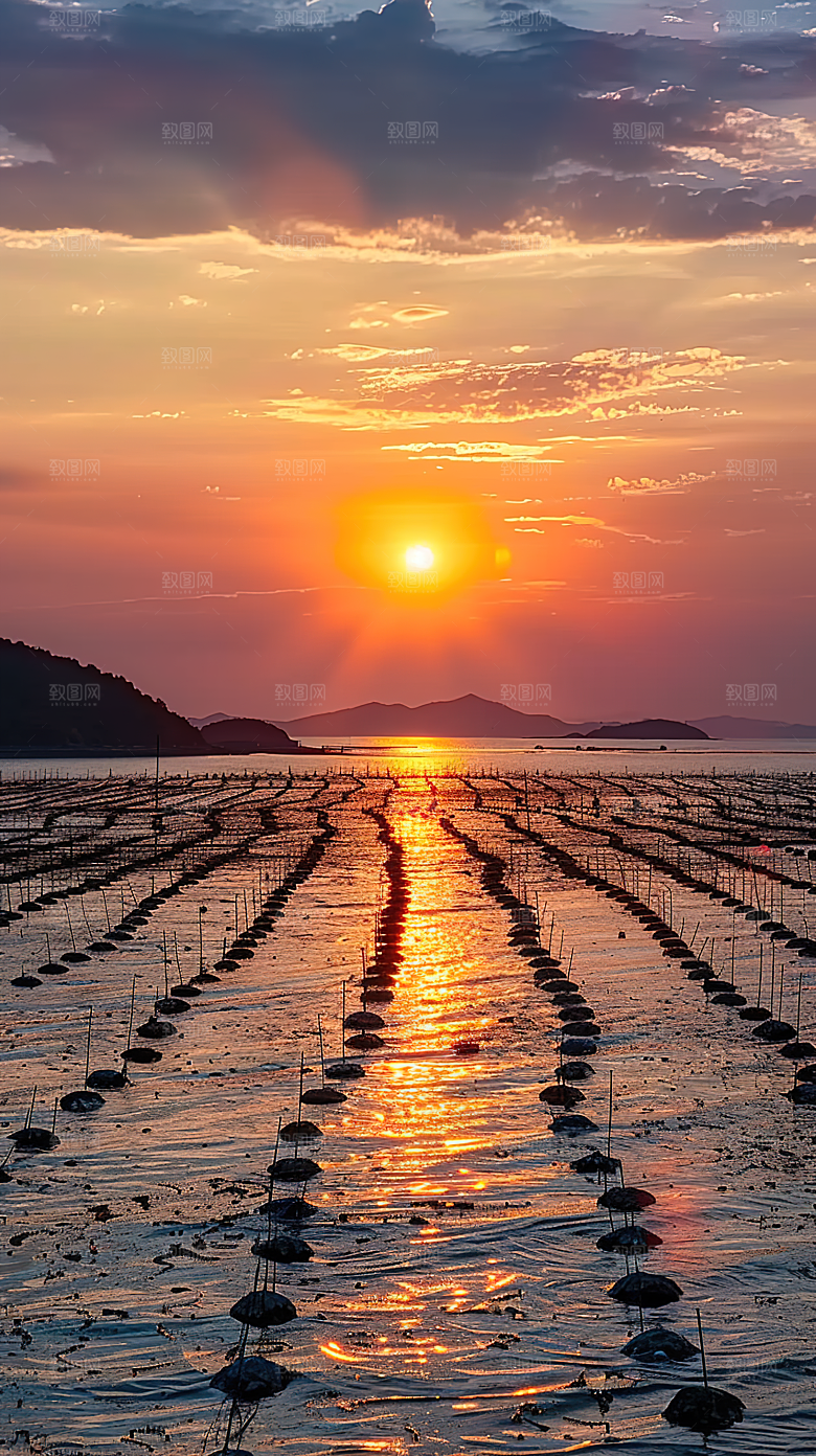 天空日出光线云彩风景